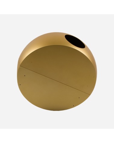 Hémisphère SC1 metal gold - Poubelle de recyclage 60lt