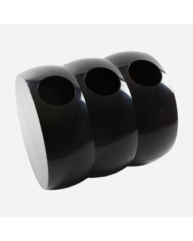 Modular sc3 abs negro natural - Cubo de basura separada 180lt