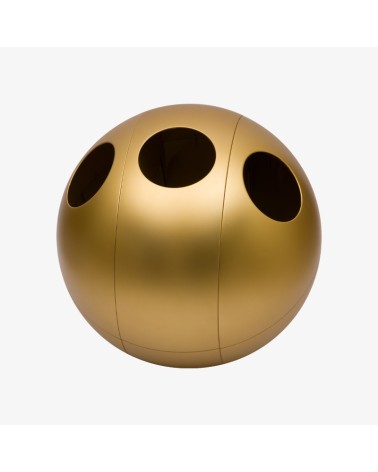 Esfera de metal dorado - Cubo de basura 120lt - 60Ø