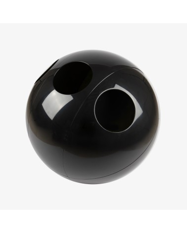 Esfera abs negro natural - Cubo de basura separada 120lt - 60Ø